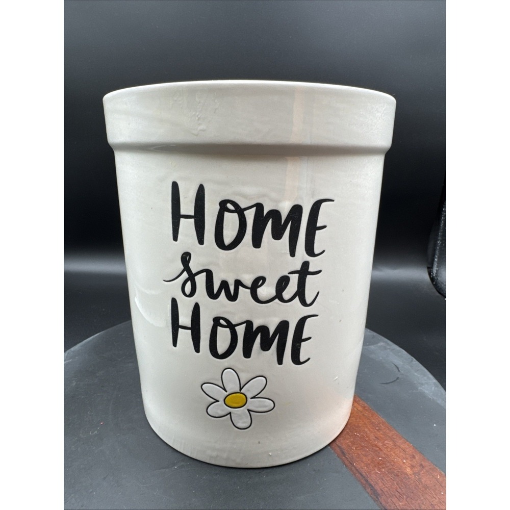 Home Sweet Home Utensils Container Ceramic Danya Lee Collection Cottagecore